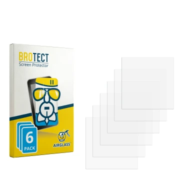 Front side of a product packaging with the brand logo BROTECT. Next to it is the corresponding screen protector.