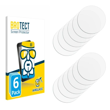 Front side of a product packaging with the brand logo BROTECT. Next to it is the corresponding screen protector.