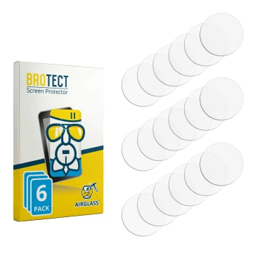 Front side of a product packaging with the brand logo BROTECT. Next to it is the corresponding screen protector.