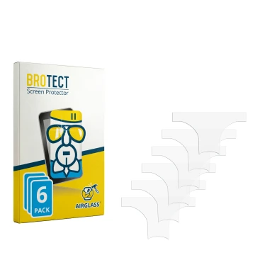 Front side of a product packaging with the brand logo BROTECT. Next to it is the corresponding screen protector.