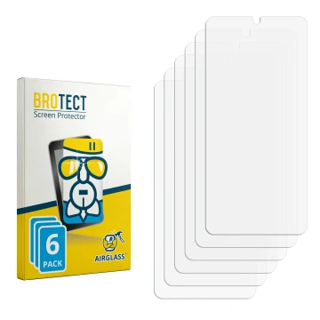 Front side of a product packaging with the brand logo BROTECT. Next to it is the corresponding screen protector.