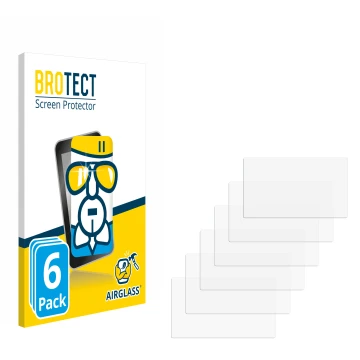 Front side of a product packaging with the brand logo BROTECT. Next to it is the corresponding screen protector.