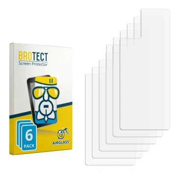Front side of a product packaging with the brand logo BROTECT. Next to it is the corresponding screen protector.