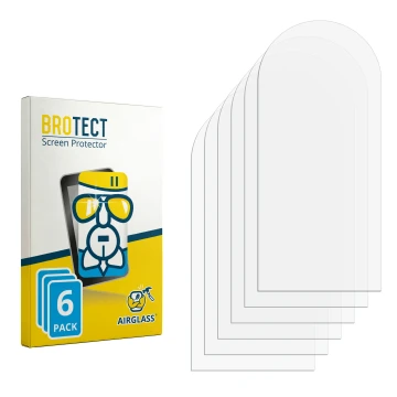 Front side of a product packaging with the brand logo BROTECT. Next to it is the corresponding screen protector.
