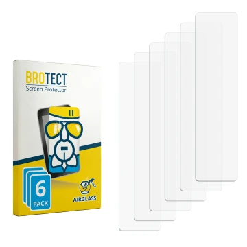 Front side of a product packaging with the brand logo BROTECT. Next to it is the corresponding screen protector.
