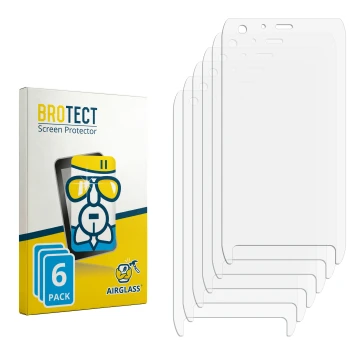 Front side of a product packaging with the brand logo BROTECT. Next to it is the corresponding screen protector.