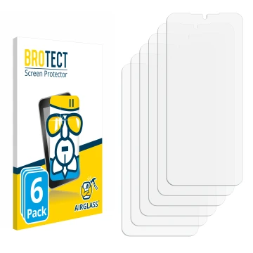 Front side of a product packaging with the brand logo BROTECT. Next to it is the corresponding screen protector.
