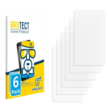 Front side of a product packaging with the brand logo BROTECT. Next to it is the corresponding screen protector.