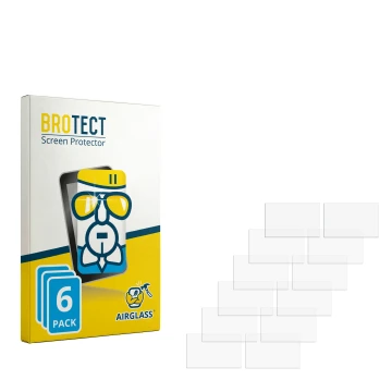 Front side of a product packaging with the brand logo BROTECT. Next to it is the corresponding screen protector.