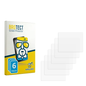 Front side of a product packaging with the brand logo BROTECT. Next to it is the corresponding screen protector.