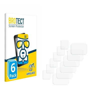 Front side of a product packaging with the brand logo BROTECT. Next to it is the corresponding screen protector.