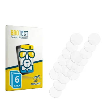 Front side of a product packaging with the brand logo BROTECT. Next to it is the corresponding screen protector.