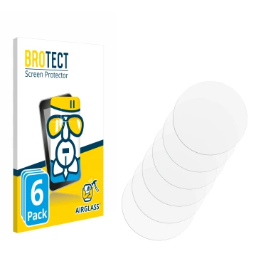 Front side of a product packaging with the brand logo BROTECT. Next to it is the corresponding screen protector.