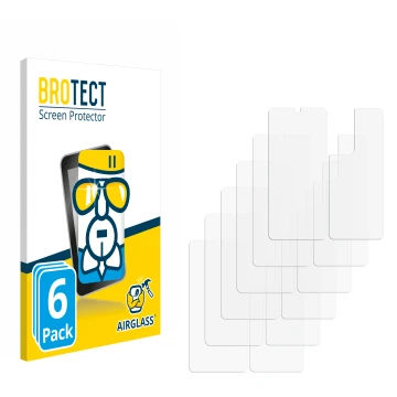 Front side of a product packaging with the brand logo BROTECT. Next to it is the corresponding screen protector.