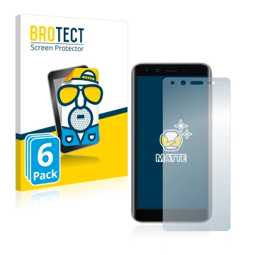 Front side of a product packaging with the brand logo BROTECT. Next to it is the device Emporia Smart 3 mini shown with the co