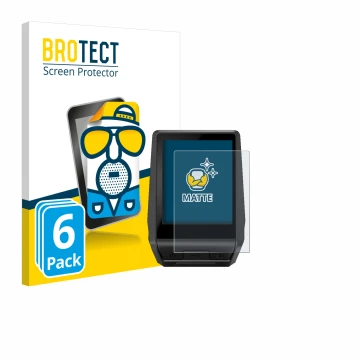 Front side of a product packaging with the brand logo BROTECT. Next to it is the device Bosch Nyon 2020 shown with the corresp