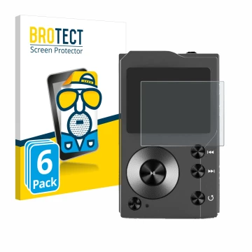 Front side of a product packaging with the brand logo BROTECT. Next to it is the device Surfans F20 shown with the correspondi
