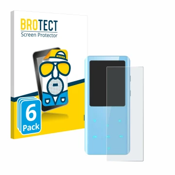 Front side of a product packaging with the brand logo BROTECT. Next to it is the device AGPtek A19X shown with the correspondi
