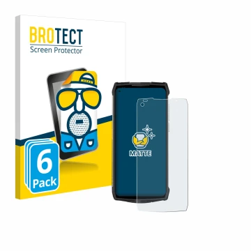 Front side of a product packaging with the brand logo BROTECT. Next to it is the device Ulefone Power Armor 13 shown with the 