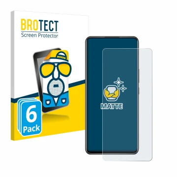 Front side of a product packaging with the brand logo BROTECT. Next to it is the device ZTE Axon 30 5G shown with the correspo