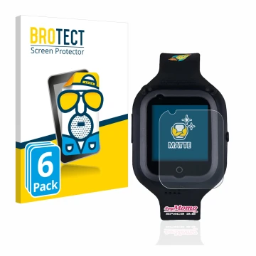 Front side of a product packaging with the brand logo BROTECT. Next to it is the device SoyMomo Space 2.0 shown with the corre