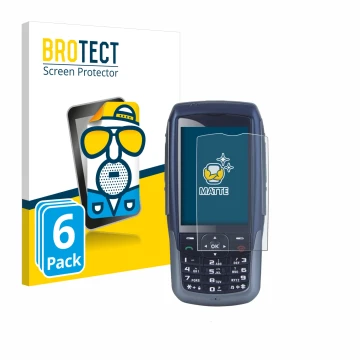 Front side of a product packaging with the brand logo BROTECT. Next to it is the device Malux SED GPH-610R shown with the corr