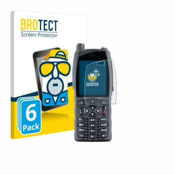 Front side of a product packaging with the brand logo BROTECT. Next to it is the device Sepura SC20 shown with the correspondi