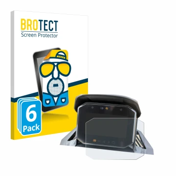 Front side of a product packaging with the brand logo BROTECT. Next to it is the device Honda ADV350 4