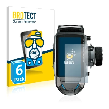 Front side of a product packaging with the brand logo BROTECT. Next to it is the device Futaba 10PX shown with the correspondi
