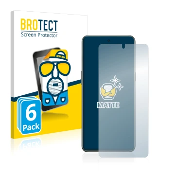 Front side of a product packaging with the brand logo BROTECT. Next to it is the device OnePlus 10T 5G shown with the correspo