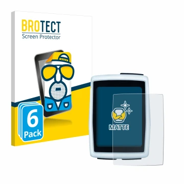 Front side of a product packaging with the brand logo BROTECT. Next to it is the device Sigma BC 12.0 WL shown with the corres