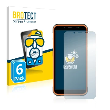 Front side of a product packaging with the brand logo BROTECT. Next to it is the device Ulefone Power Armor 16 Pro shown with 