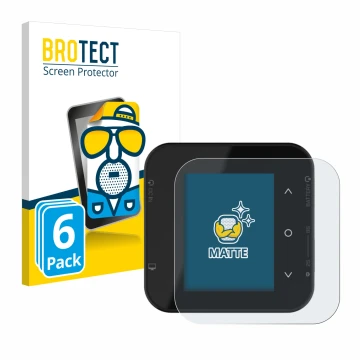 Front side of a product packaging with the brand logo BROTECT. Next to it is the device ISDT Air8 shown with the corresponding