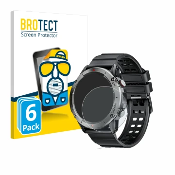 Front side of a product packaging with the brand logo BROTECT. Next to it is the device Pasonomi NX9 1.39