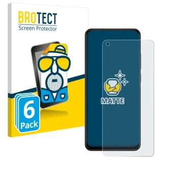 Front side of a product packaging with the brand logo BROTECT. Next to it is the device Oppo A78 4G shown with the correspondi