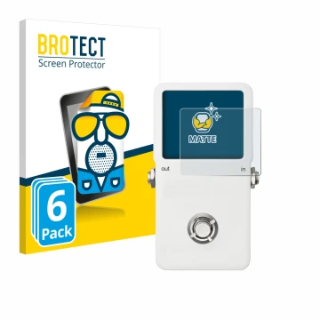 Front side of a product packaging with the brand logo BROTECT. Next to it is the device TC Electronic POLYTUNE shown with the 