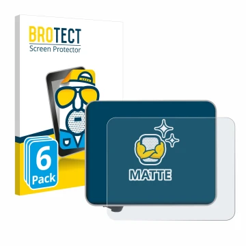 Front side of a product packaging with the brand logo BROTECT. Next to it is the device Bambu Lab A1 3D Printer shown with the