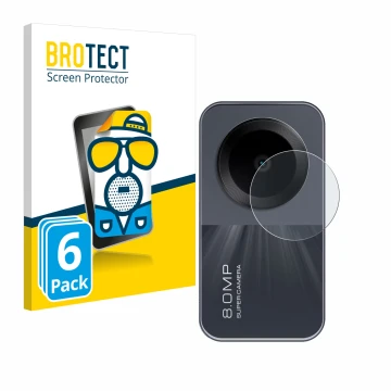 Front side of a product packaging with the brand logo BROTECT. Next to it is the device Xiaomi Redmi Pad SE (ONLY Camera) show