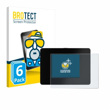 Front side of a product packaging with the brand logo BROTECT. Next to it is the device REINER SCT Authenticator mini shown wi