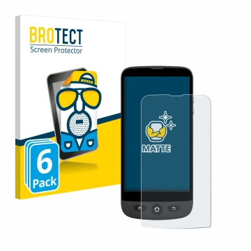 Front side of a product packaging with the brand logo BROTECT. Next to it is the device Swissvoice S510-C shown with the corre