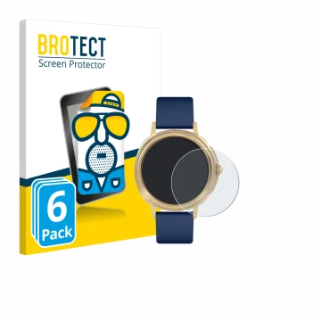 Front side of a product packaging with the brand logo BROTECT. Next to it is the device Reflex Active Series 25 shown with the