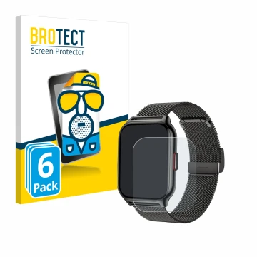Front side of a product packaging with the brand logo BROTECT. Next to it is the device Narcid P95 2