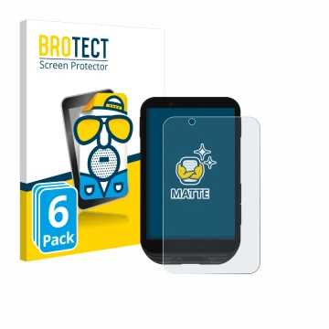 Front side of a product packaging with the brand logo BROTECT. Next to it is the device iGPSPORT igs800 shown with the corresp