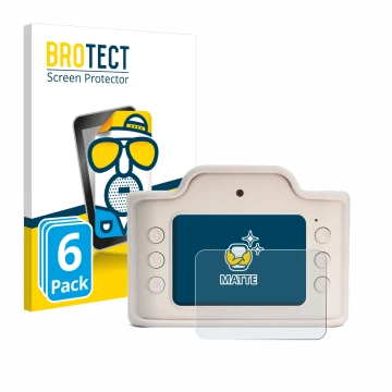 Front side of a product packaging with the brand logo BROTECT. Next to it is the device Hoppstar Expert Laurel shown with the 