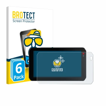 Front side of a product packaging with the brand logo BROTECT. Next to it is the device Chigee AIO-5 Lite shown with the corre