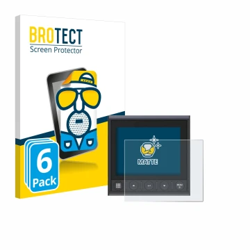 Front side of a product packaging with the brand logo BROTECT. Next to it is the device B&G Triton 2 shown with the correspond