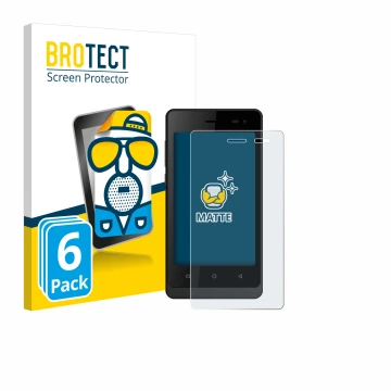 Front side of a product packaging with the brand logo BROTECT. Next to it is the device Logicom Wave 2 shown with the correspo