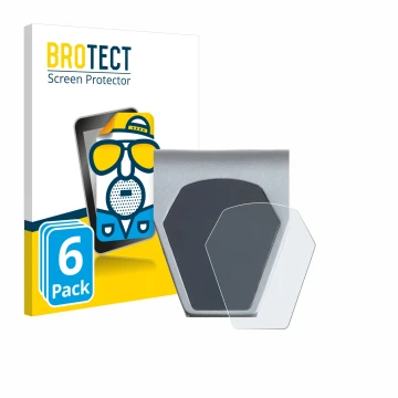 Front side of a product packaging with the brand logo BROTECT. Next to it is the device Epowerfun ePF-PULSE 960 shown with the