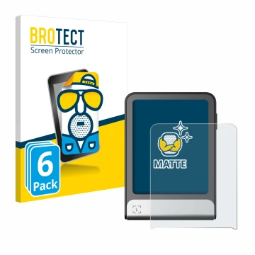 Front side of a product packaging with the brand logo BROTECT. Next to it is the device Ledger Flex shown with the correspondi
