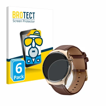 Front side of a product packaging with the brand logo BROTECT. Next to it is the device Xiaomi Mibro Lite 3 Pro shown with the